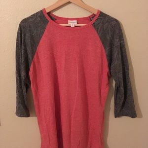 LLR LuLaRoe Randy - Pink & Floral